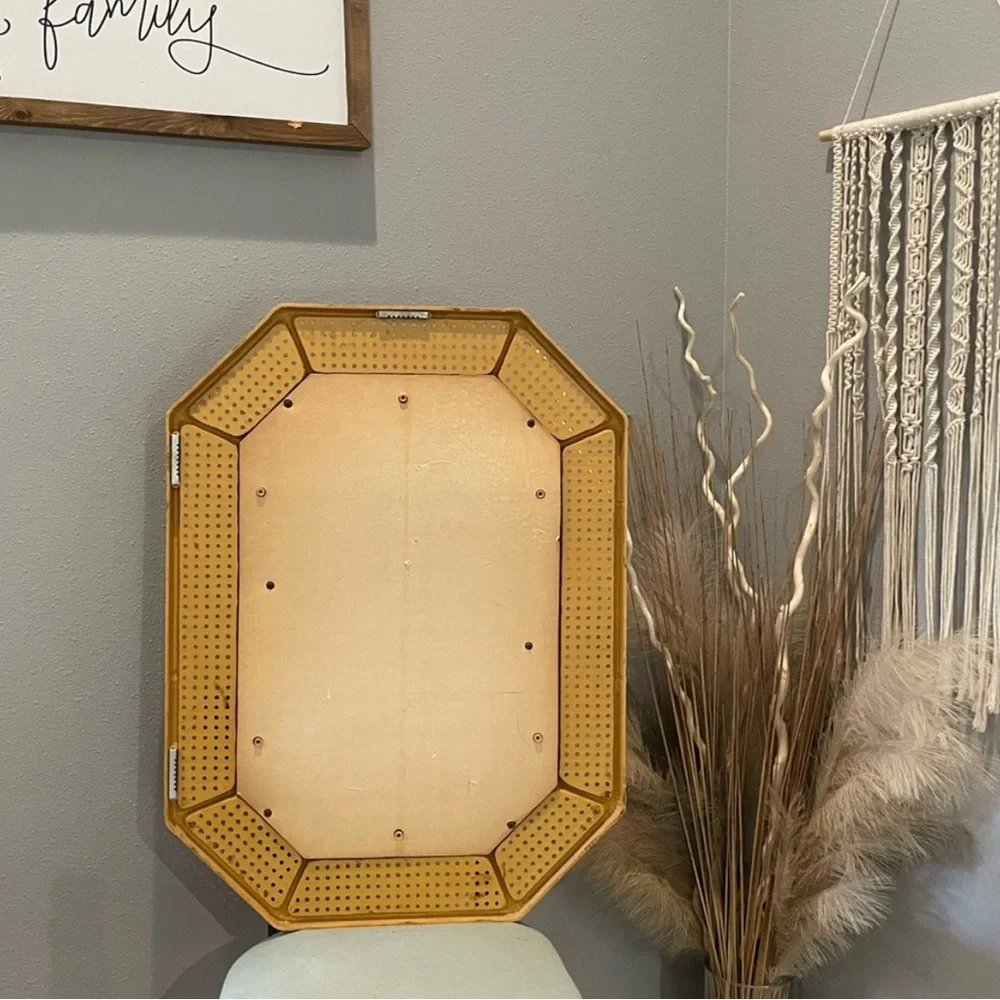 🪞 Vintage MCM Faux Bamboo Mirror 🪞